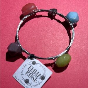 Multicolor Gemstone Bangle